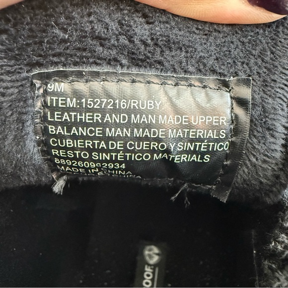 Weatherproof Rachel Suede Hiking Boots Black Women’s Size 9 - Picture 2 of 10